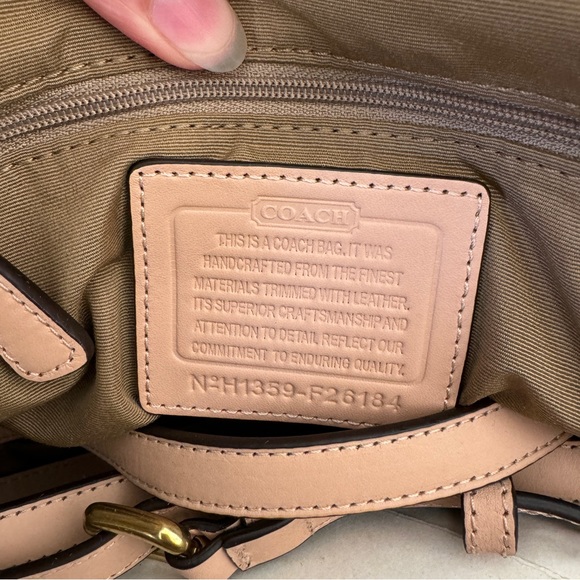 Coach Peyton Signature Cora Domed Satchel *NWT* - Picture 7 of 10